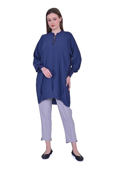 Invee A-Line Tunic Indigo