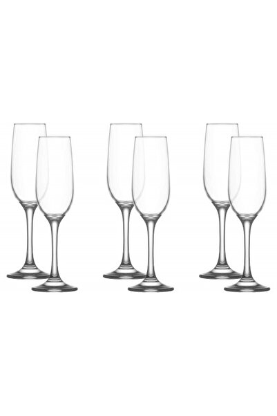 LAV Set of 6 Lav Fame 539 glasses, champagne, 215 ml