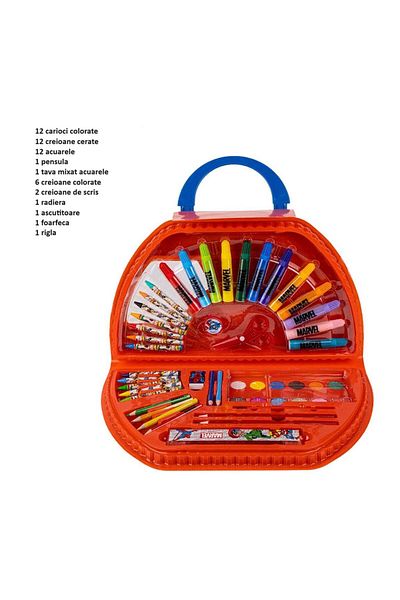 Marvel Creative Coloring Set, 50 Pieces, 41 x 58 x 3 cm