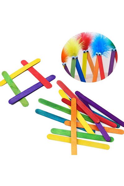daço Daco Wooden Chopsticks, 150 Pieces/Set, Multicolor