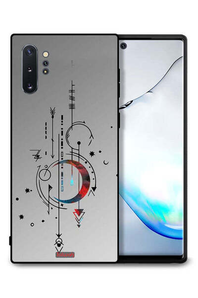 Tolwak غطاء حماية لهاتف سامسونج جالكسي نوت 10 بلس بنقشة قمر وسهام فنية