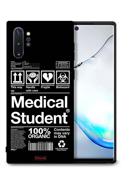 Tolwak غطاء حماية لهاتف سامسونج جالاكسي نوت 10 بلس، ملصق طالب الطب