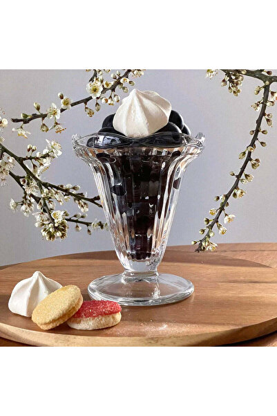 OEM Set of 6 ice cream or dessert cups, 6 x 20cl, very resistant glass