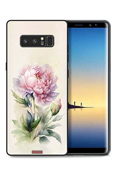 Tolwak غطاء حماية لهاتف سامسونج جالاكسي نوت 8 بتصميم فني بألوان مائية وردية