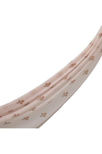 ipekevi Powder Nostalgic Wall Cotton Shawl