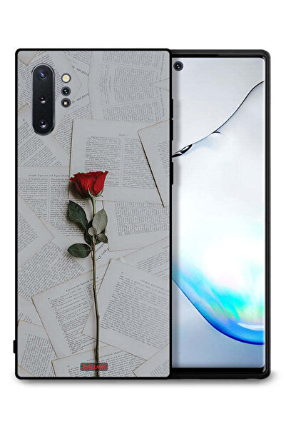 Tolwak غطاء حماية لهاتف سامسونج جالكسي نوت 10 بلس وردي على ورق