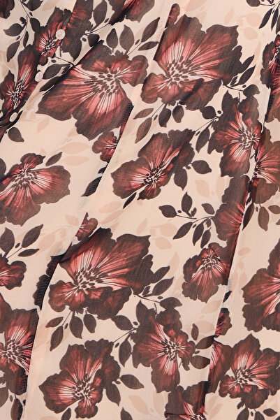 French Connection Flared Empire Waist Mid-Calf Dress