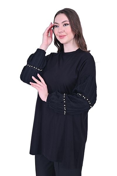 Invee 7006 Перлена детайлна туника