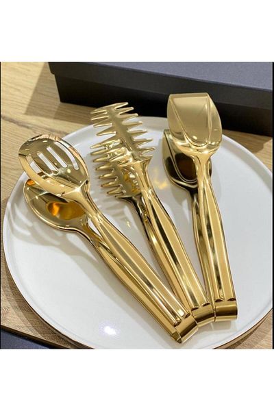 DM HOME 3-Piece Tongs Set
