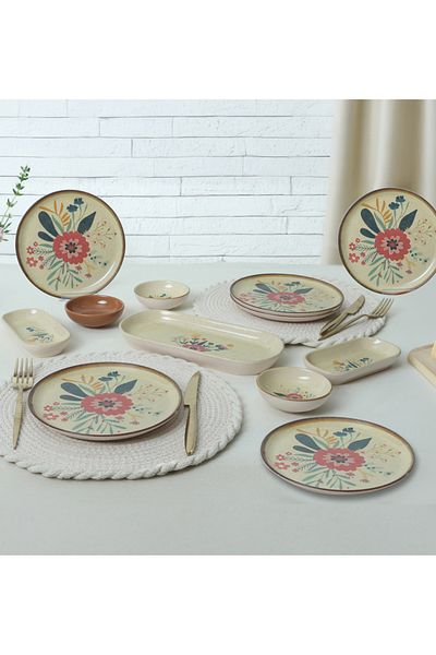 Keramika 13 Piece Breakfast Set for 6 People Msh
