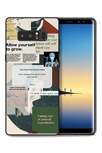 Tolwak غطاء حماية لهاتف سامسونج جالكسي نوت 8 - اسمح لنفسك بالنمو