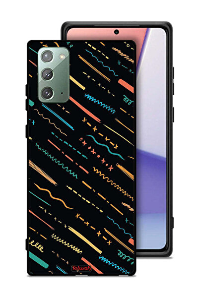 Tolwak غطاء حماية لهاتف سامسونج جالكسي نوت 20 بنمط خطوط X مجردة