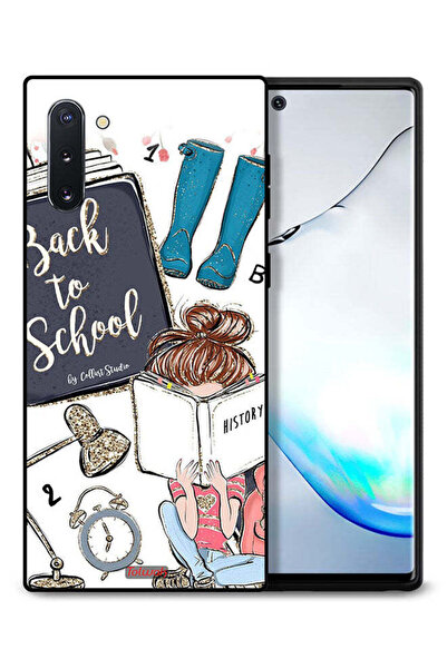 Tolwak غطاء حماية لهاتف سامسونج جالكسي نوت 10 - فتاة مدرسية تقرأ التاريخ