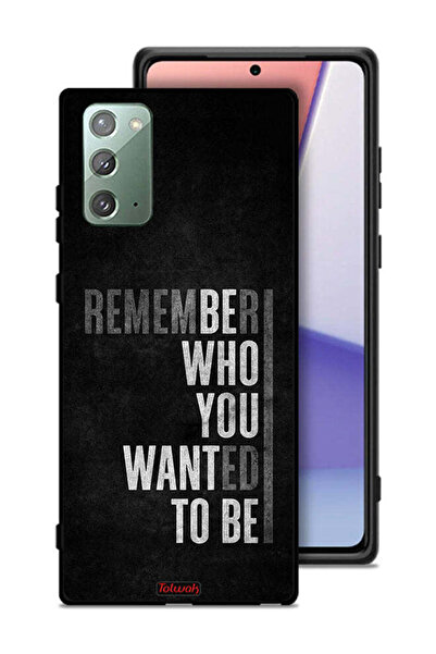 Tolwak غطاء حماية لهاتف سامسونج جالكسي نوت 20 تذكر من أردت أن تكون