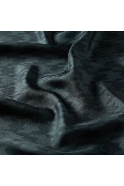 ipekevi Green Crow's Feet Tivil Silk Scarf