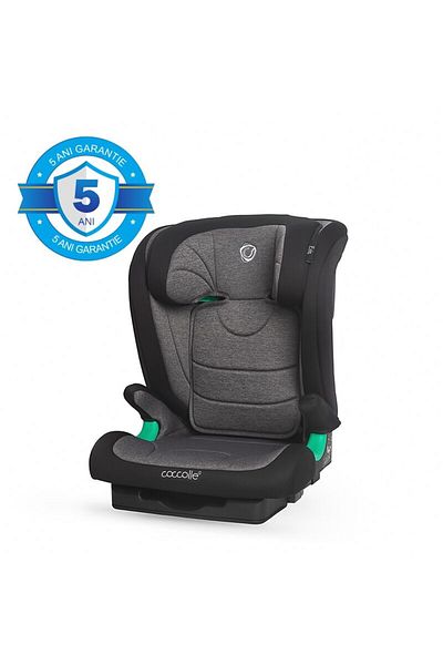 Coccolle Scaun auto iSize Isofix Coccolle Eris, 100-150 cm, tetieră și spătar reglabile, poziție de dormit