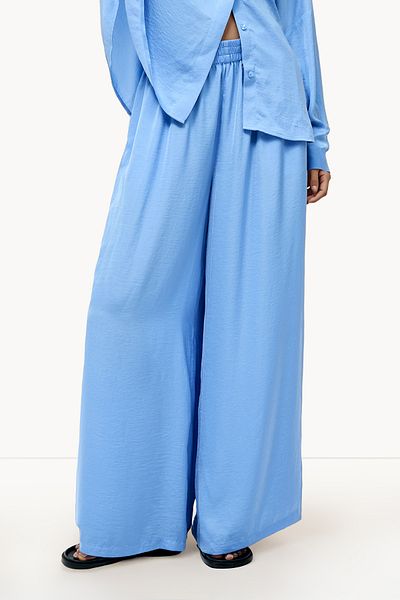 French Connection Plain Flare Mid-Rise Pants