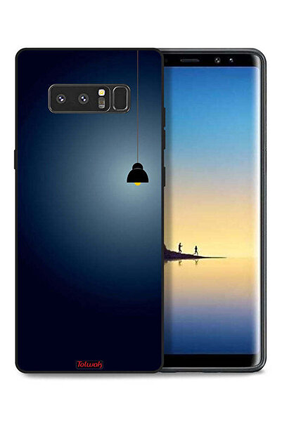 Tolwak غطاء حماية لهاتف سامسونج جالكسي نوت 8 بتصميم فني معلق بإضاءة
