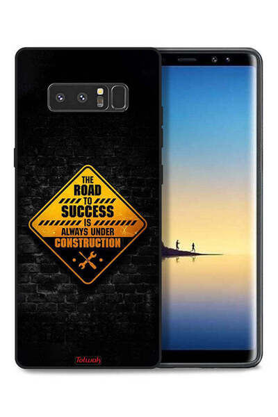 Tolwak غطاء حماية لهاتف سامسونج جالكسي نوت 8 الطريق إلى النجاح دائمًا قيد الإ...