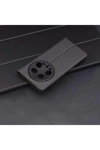 SKYDDAR INNOVATION Husă pentru Xiaomi 14 Ultra, Magskin Book, tip carte cu portofel interior, set de autocolante, neagră