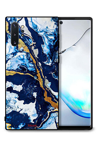 Tolwak غطاء حماية لهاتف سامسونج جالكسي نوت 10 بلس بنقشة فنية مزخرفة بخطوط خلل