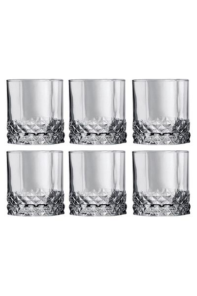 LAV Set Whisky Glasses, Pasabahce Valse, 6 Pieces, 315 ml
