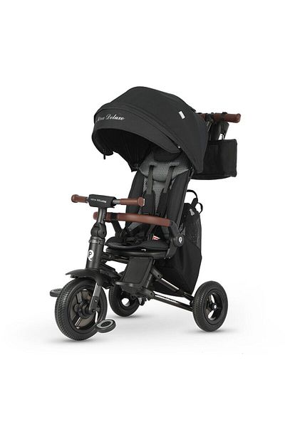 QPLAY Nova Deluxe Black Folding Tricycle