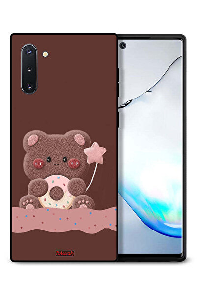 Tolwak غطاء حماية لهاتف سامسونج جالكسي نوت 10 بتصميم دب الدونات