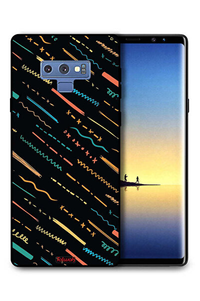 Tolwak غطاء حماية لهاتف سامسونج جالكسي نوت 9 بنمط خطوط تجريدية X