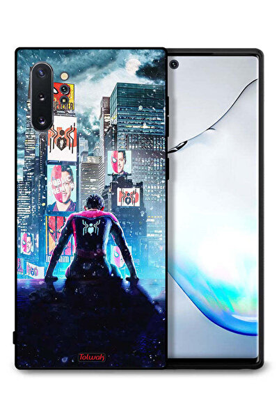 Tolwak غطاء حماية لهاتف سامسونج جالكسي نوت 10 بلس بتصميم أيقونة العنكبوت