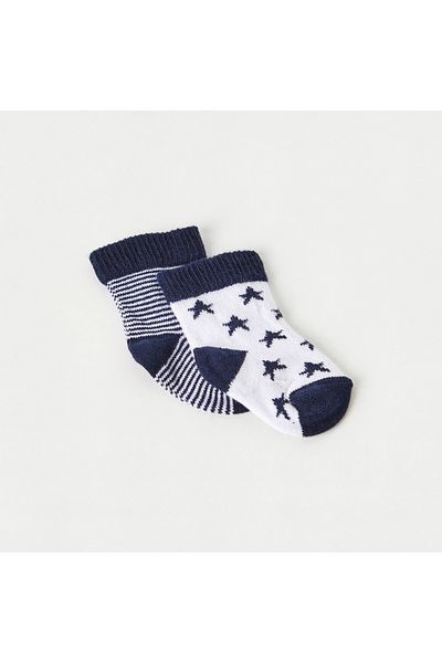 Juniors Textured Ankle Length Socks - Set Of 2