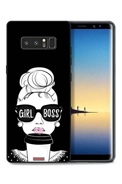 Tolwak غطاء حماية لهاتف سامسونج جالكسي نوت 8 بتصميم فتاة بوس