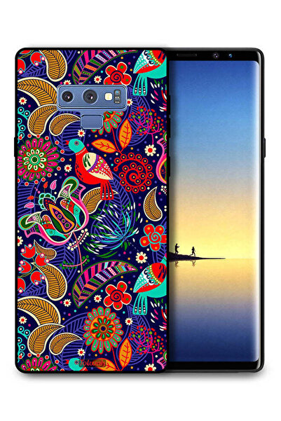 Tolwak غطاء حماية لهاتف سامسونج جالكسي نوت 9 بنقشة طيور وزهور