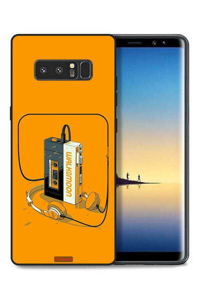 Tolwak غطاء حماية لهاتف سامسونج جالكسي نوت 8 بتصميم "Walk The Moon"