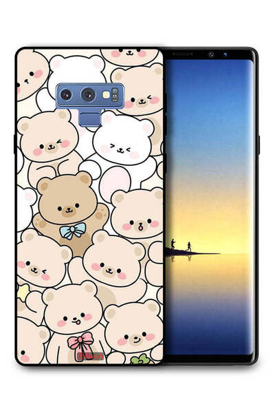 Tolwak غطاء حماية لهاتف سامسونج جالكسي نوت 9 بنقشة الدببة