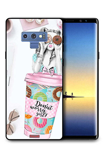 Tolwak غطاء حماية لهاتف سامسونج جالكسي نوت 9 - فتاة القلق دونات