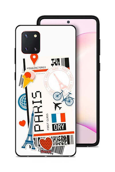 Tolwak غطاء حماية لهاتف سامسونج جالكسي نوت 10 لايت، ملصق باريس