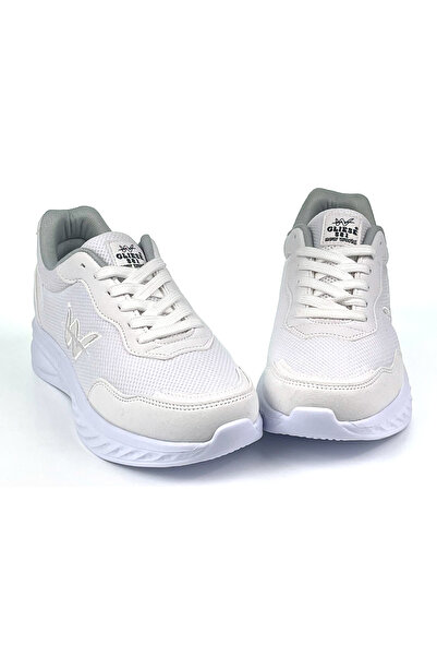 KAJILA Дамски бели леки мрежести ежедневни удобни маратонки