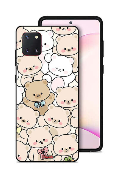 Tolwak غطاء حماية لهاتف سامسونج جالكسي نوت 10 لايت بنقشة الدببة