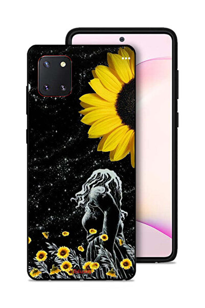 Tolwak غطاء حماية لهاتف سامسونج جالكسي نوت 10 لايت بتصميم فتاة تنظر إلى القمر