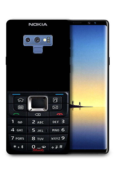 Tolwak غطاء حماية لهاتف سامسونج جالكسي نوت 9 بنمط هاتف قديم