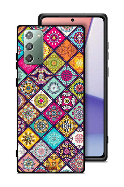 Tolwak غطاء حماية لهاتف سامسونج جالكسي نوت 20 بنمط مربعات ماندالا