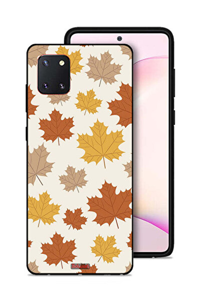 Tolwak غطاء حماية لهاتف سامسونج جالكسي نوت 10 لايت بنقشة أوراق الخريف