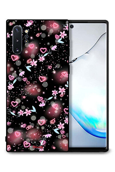 Tolwak غطاء حماية لهاتف سامسونج جالكسي نوت 10 بلس بنقشة قلوب وأزهار صغيرة