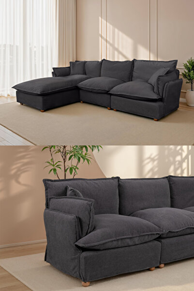 Eymense Lavinia Giydirilebilir Kılıflı L Köşe Koltuk