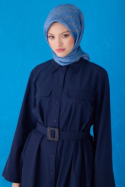 Belli Eșarfă din mătase pură 4109D (TWİLL)-86