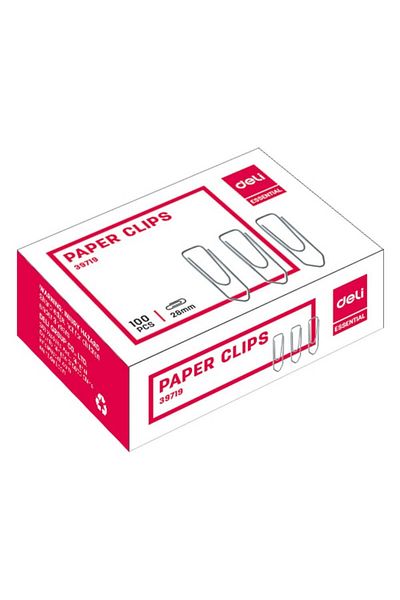 Deli Metal Staples Deli, 28 mm, 100 pcs/box, Metal Staple Set