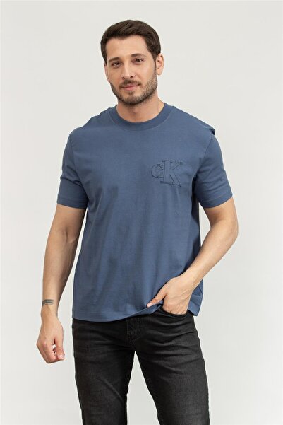 Calvin Klein Erkek Bisiklet Yaka T-Shirt