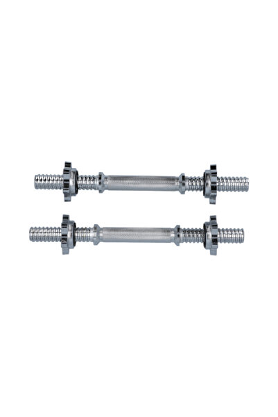 BODY SCULPTURE دمبل تمارين رياضية ثقيلة بمقابض فولاذية مسننة ومسننة، فضي، مقاس 14 بوصة