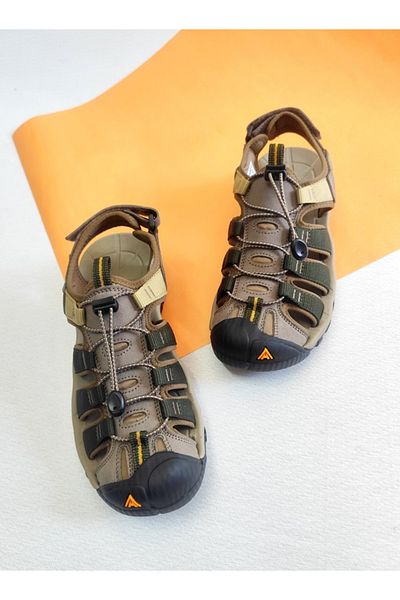 Of&Off Men's Lattice Sandals